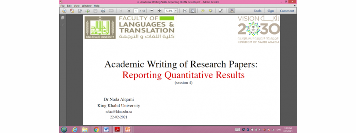 Academic Writing Webinar: Session 4